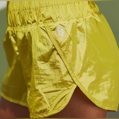 Free People Small Yellow Women's Shorts - Image 1 of 4