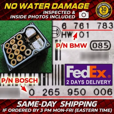 ✅ Módulo ABS 2003 BMW 745Li 745i E65 E66 Unidad de control de bomba antibloqueo de freno OEM Foto 1 de 4