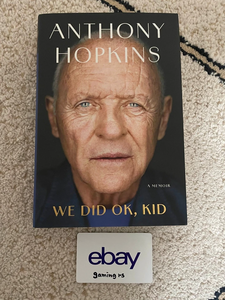 We Did OK Kid Anthony Hopkins Hardcover Book Memoir Signed ⭐SHIPS FAST⭐ Foto 1 de 3