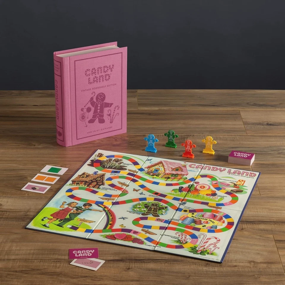 WS GAME Company Candy Land Vintage Bookshelf Edition Multi