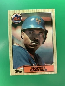 1987 Topps Tiffany Rafael Santana New York Mets #378 - Picture 1 of 2