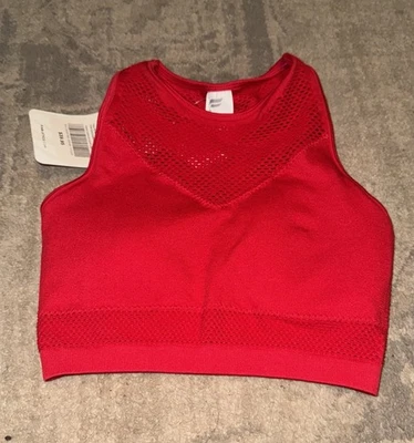 Sujetador deportivo Fabletics rojo atlético Maran sin costuras bajo impacto talla XS X-pequeño nuevo Foto 1 de 4