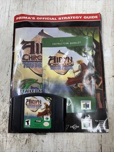 Aidyn Chronicles The First Mage Prima Official Strategy Guide N64 Booklet & Game - Picture 1 of 7