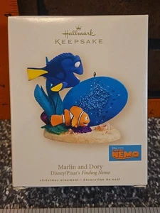Hallmark Keepsake Disney Finding Nemo Marlin and Dory Holiday Ornament Pixar - Picture 1 of 10