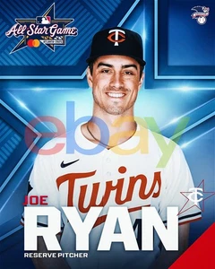 Joe Ryan 2025 All Star Game Collage Minnesota Twins 8x10 MLB Baseball Photo - Picture 1 of 1