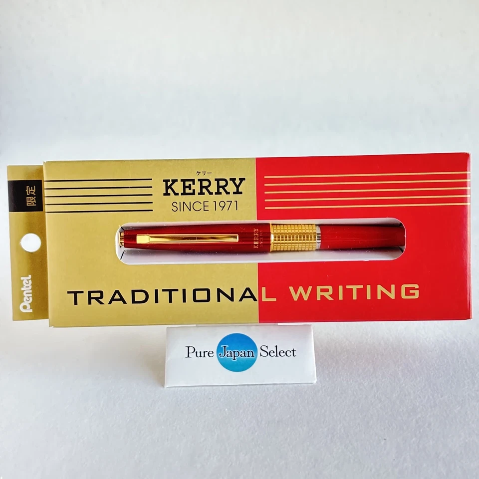 Pentel Kerry Don Quijote Gold & Red Limited Edition Mechanical Pencil Japan