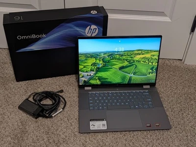 HP OmniBook X Flip 2-in-1 16" 2K Touch Ryzen AI 5 340 16GB 512GB SSD  - Image 1 of 4