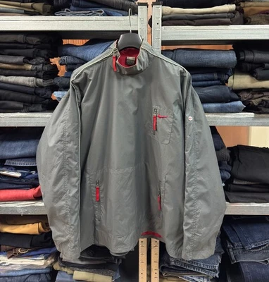 Vintage 2000s Nike Hex Asymmetrical Side Zip Windbreaker Jacket - Image 1 of 4