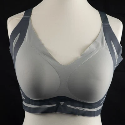 Sujetador 5XL gris acolchado sin aros sin patrón protésico nuevo en embalaje Foto 1 de 4