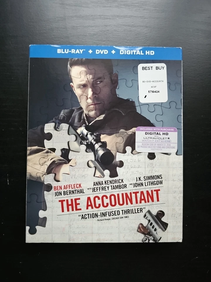 The Accountant (Blu-ray, DVD, 2016) - Image 1 of 1