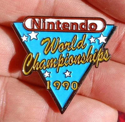 Broche de solapa de pin esmalte suave coleccionable Nintendo World Championships 1990 Foto 1 de 3