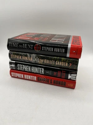 Stephen Hunter Hardcover Book Lot Of (4) Bob Lee Swagger, Military/Action/Drama - Image 1 of 4