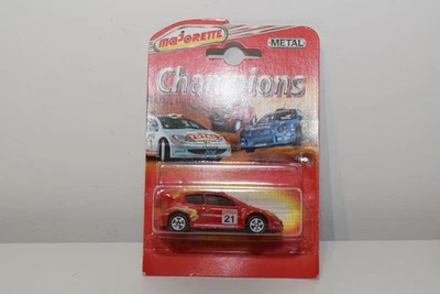 B86 1:64 3 pulgadas 3 pulgadas majorette peugeot 206 wrc rally #21 rojo sin u... - Imagen 1 de 4