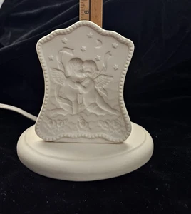 Handmade Porcelain Night Light, 6" tall w/ base,  & Electrical - Picture 1 of 4