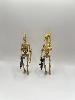 Star Wars Hasbro Battle Droid Commander + Reg Battle Droid (TCW Collection 2010) - Image 1 of 3