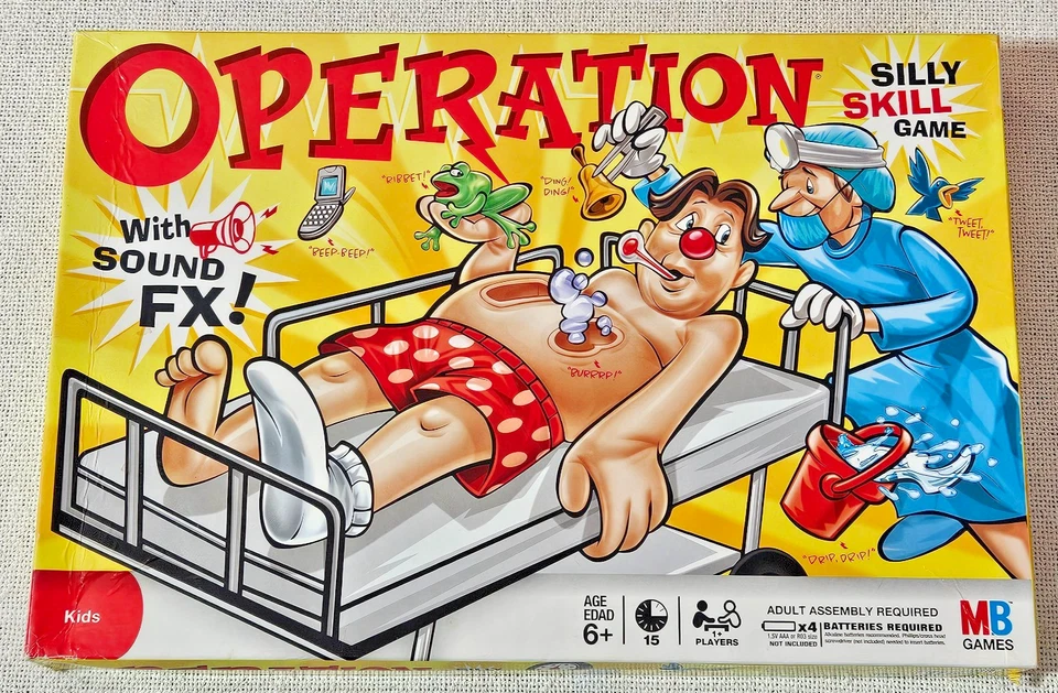 Board Game Operation 2008 By Hasbro Complete And Working Great For Kids - Image 1 of 4