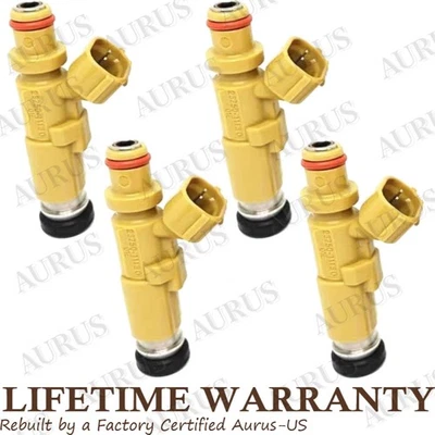 x4 Inyectores de combustible OEM DENSO para Toyota Corolla 1995-2004 1.6 1.8L 23250-11130 Foto 1 de 4