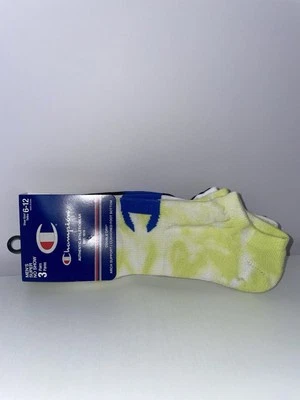 Champion Hombres Calcetines al Tobillo 3 Pares Zapato Talla 6-12 Ropa Deportiva Calcetines Multicolor Foto 1 de 4