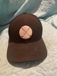 Outdoor Cap Black Golf Logo Clubs Snapback Golfing Hat Outdoors Sports - Picture 1 of 7