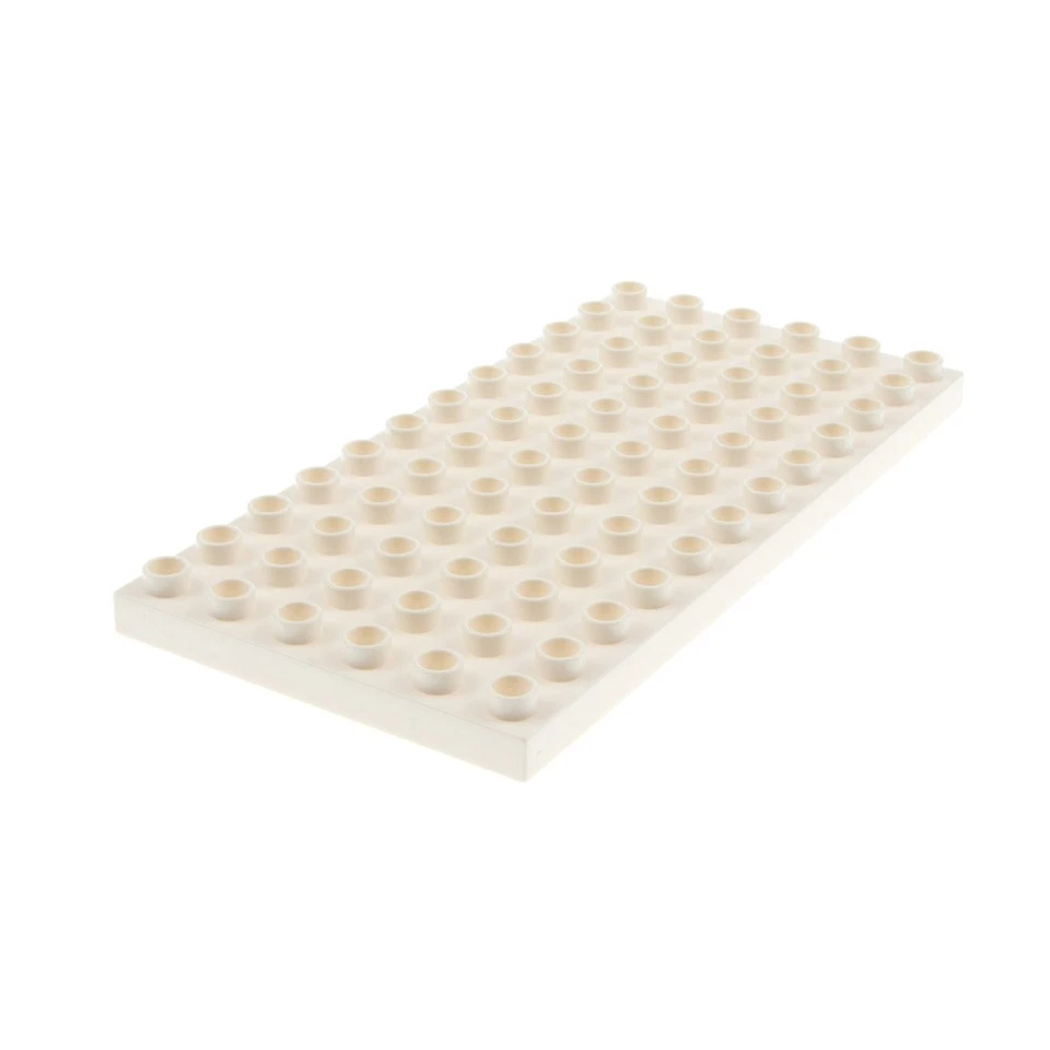 1x Lego Duplo Bau Platte 6x12 creme weiß Basic Grundplatte 10826 18921 4196 - Bild 1 von 1