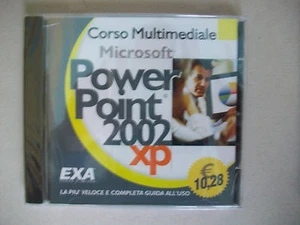 microsoft POWER POINT 2002 XP - corso su cd rom - NUOVO, SIGILLATO - Foto 1 di 1