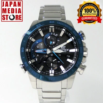 Мужские часы Casio EDIFICE EQB-800DB-1AJF Bluetooth спортивные солнечные нержавеющая сталь новая коробка - Изображение 1 из 4