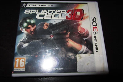 SPLINTER CELL 3D  NINTENDO  3DS PAL   NEW SEALED  FREE SHIPPING - Image 1 of 4