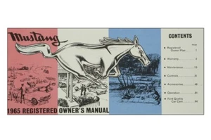 Mustang Owners Manual Book 1964 64 Coupe Fastback Convertible 170 200 260 289 GT - Picture 1 of 3