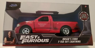 Ford F-150 SVT Lightning Red de Brian Fast & Furious de Jada 1:32 Foto 1 de 4