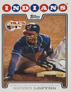 2008 Topps #128 Kenny Lofton Cleveland Guardians - Picture 1 of 2