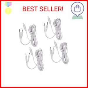 4 Count TENS Wires Pin Electrode Wires for TENS Unit Electrodes Cords Lead Wires - Picture 1 of 2