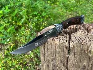 Jagdmesser Messer Knife Bowie Buschmesser Damast Taschenmesser Gürtelmesser Neu - Bild 1 von 2