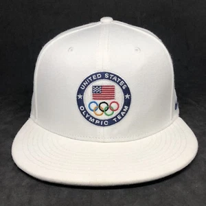 NIKE True United States Olympic Team Dri-Fit Snapback Mütze Kappe flacher Schirm USA neu ohne Etikett - Bild 1 von 16
