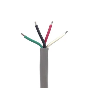 20 AWG 4 Conductor CMG Communication Cable, 300V, Unshielded, 10 ft Length - Picture 1 of 1