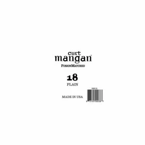 Curt Mangan .018 Plain Steel Ball-End Single Acoustic/Electric Guitar String - Picture 1 of 1