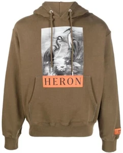 SUDADERA CON CAPUCHA HOMBRE HERON PRESTON HERON BW LOGO HMBB024S23JER0045510 - Imagen 1 de 5