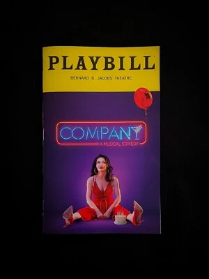 COMPANY Playbill, Broadway Musical. Patti LuPone, Katrina Lenk, Matt Doyle, 2022