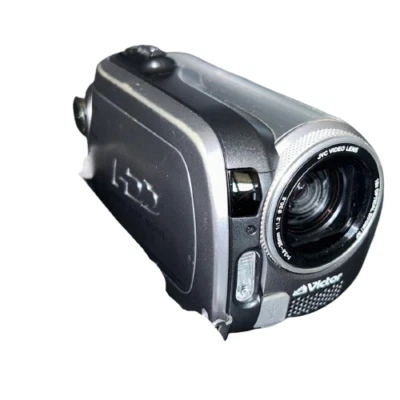 JVC GZ-MG275-S Victor Everio Video Camera Silver Good - Image 1 of 4