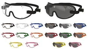NEW- KROOPS TRIPLE SLOT Jockey Horse Racing Riding Goggles | Choice of Trims