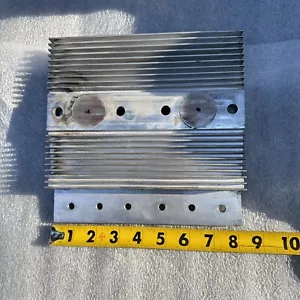 Large Reclaimed Aluminum Heat Sink 6 1/4 X 8" 1-1/2 Thick - Picture 1 of 3