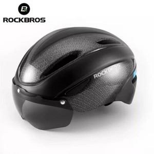 ROCKBROS Cycling Helmet Anti-Fog Goggles MTB Road Bike Helmet Without LED Light