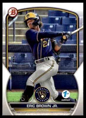 2023 Bowman 1st Edition Eric Brown Jr. #BPPF-41 - Image 1 of 2