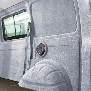 Revestimiento interior revestimiento fieltro no tejido plata 4x2m adecuado para VW T6 T5 T4 - Imagen 1 de 4