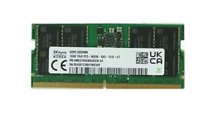 SK Hynix 16GB 1Rx8 PC5-44800 DDR5-5600 SODIMM HMCG78AGBSA092N 262pin - Picture 1 of 1