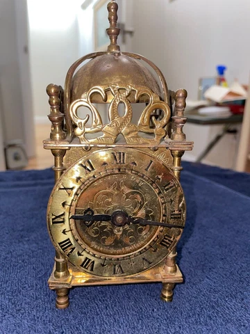 Vintage Smiths Salem 8 Day Clock ✨ Made in Great Britain ✔ it has key 1950s? Cover