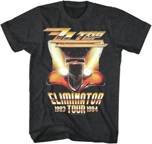 ZZ Top Rock Band Music Group Eliminator Tour 1983 T Shirt Full Size S-5XL - Picture 1 of 3
