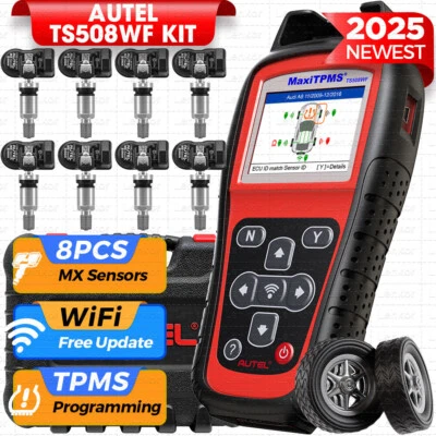 Autel MaxiTPMS TS508WF TPMS Relearn Tool TPMS Sensors Activate/Reset/Programming - Image 1 of 4