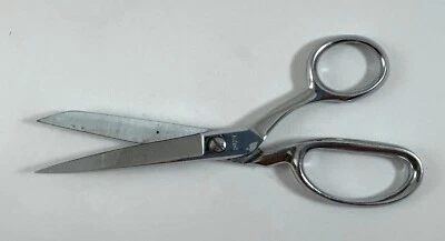 MARKS Knife Edge 7" Chrome 406-7 Brazil Sewing Dress Making Scissors - Image 1 of 4