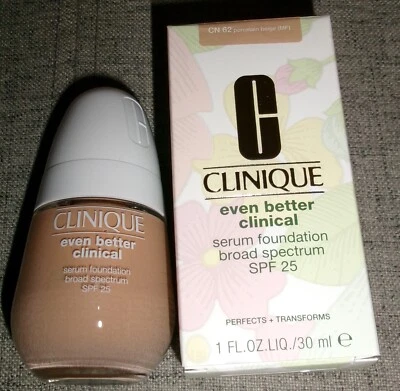 Clinique Even Better Serum Foundation Broad Spectrum SPF25 Porcelain Beige CN 62 - Image 1 of 2
