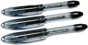 Confezione da 3 - Pentel BK91MNA-A Mini R.S.V.P. Penna a sfera Medium Line - NERA - Foto 1 di 1